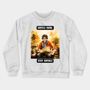 Hustle Hard, Stay Humble Crewneck Sweatshirt